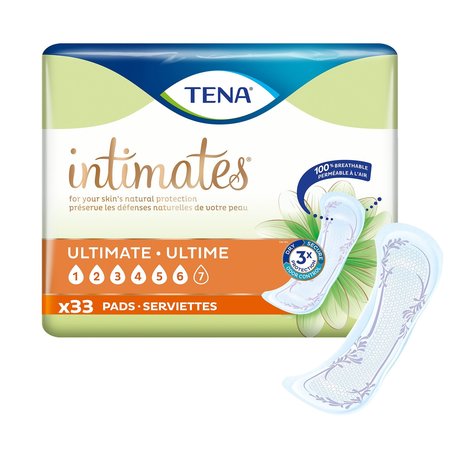 TENA Incontinent Pad 16" L Regular Length, PK 33 54305